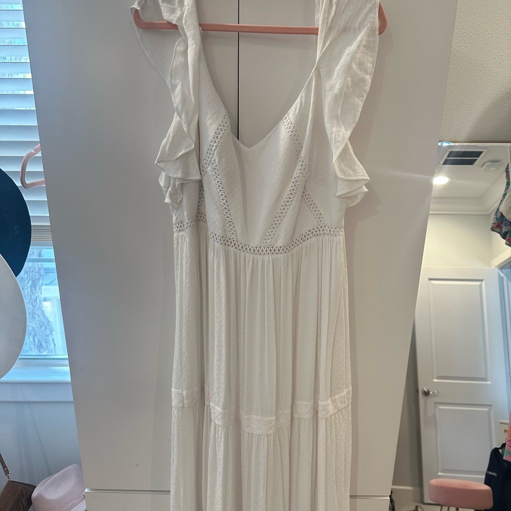 Lilly Pulitzer white maxi dress